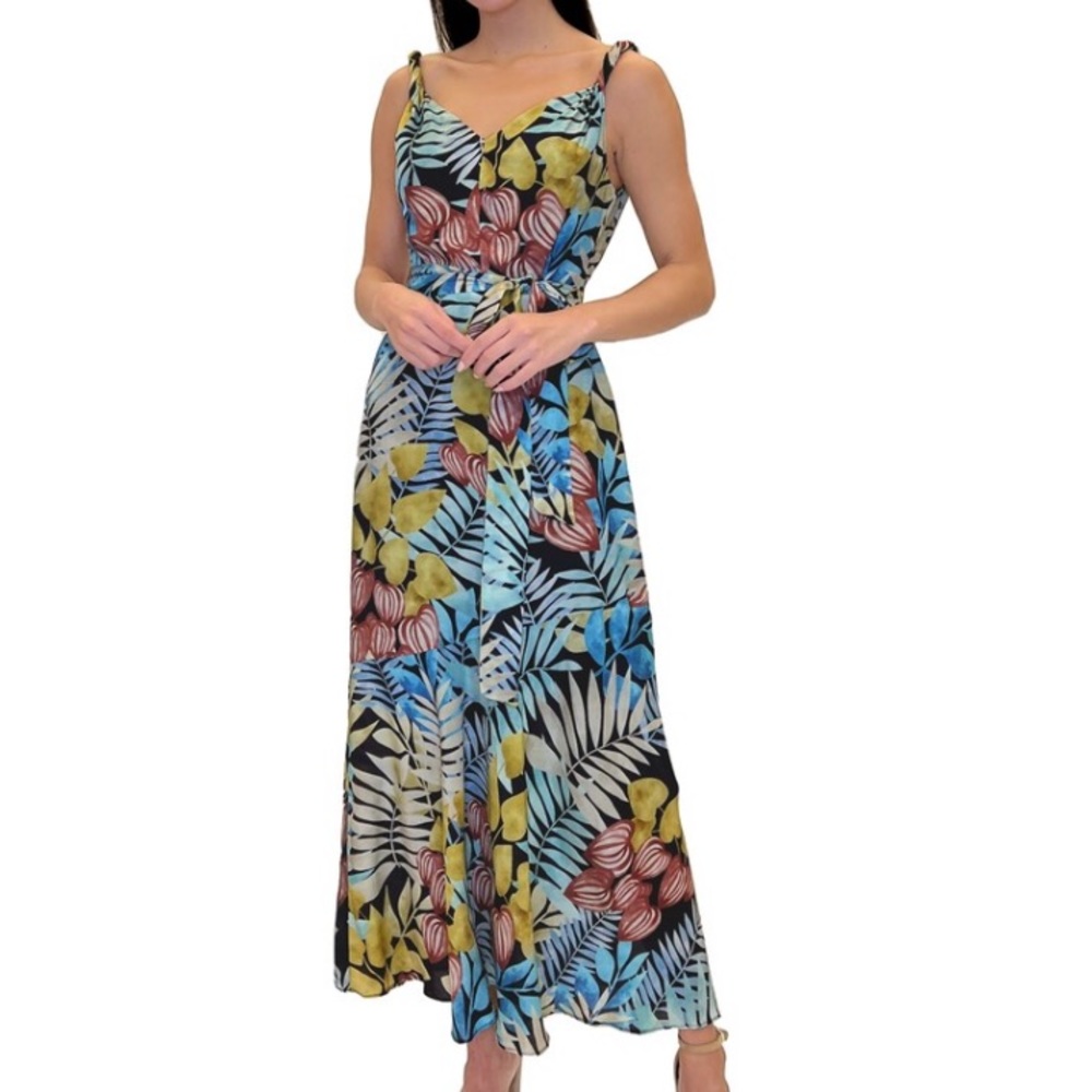 Sam Edelman Printed Belted-Waist Dress (4)